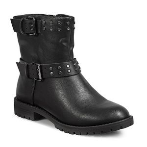LAST ONE AVAILABLE!! New Women's Lexi & Abbie Studded Moto Boots Size 6